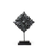 Ashnam Floral Traditional Accent on Stand Large – Black, 51CM