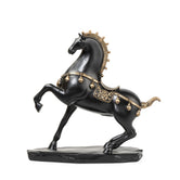 Ashnam Equestrian Elegance Jumping Horse Statue