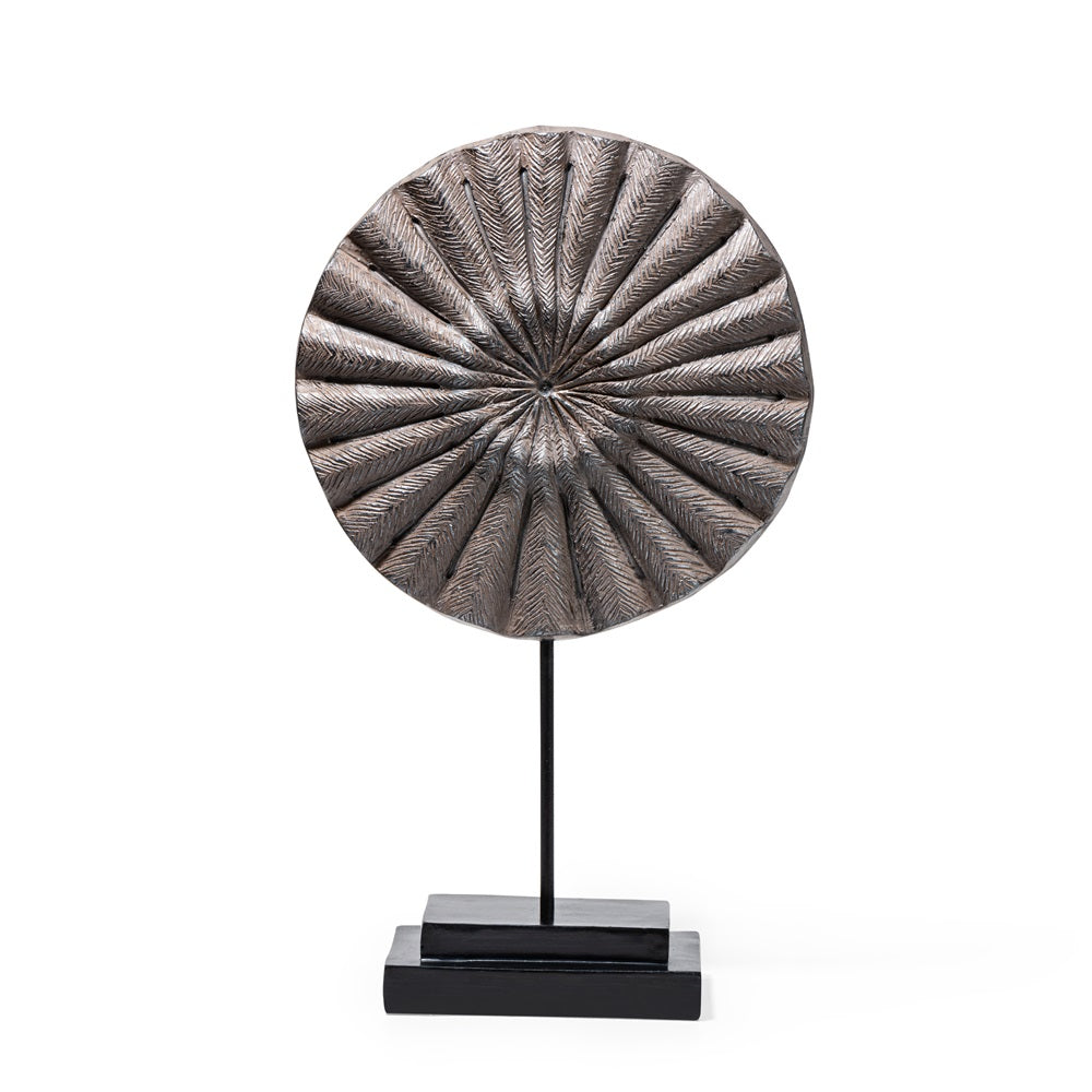 Ashnam Eternal Cycle Circular Sculpture - Rust Iron, 49cm