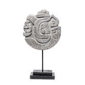 Ashnam Ganesha Accent on Stand, Cement Grey