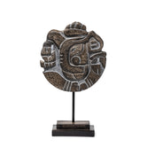 Ashnam Ganesha Accent on Stand, Antique Bronze