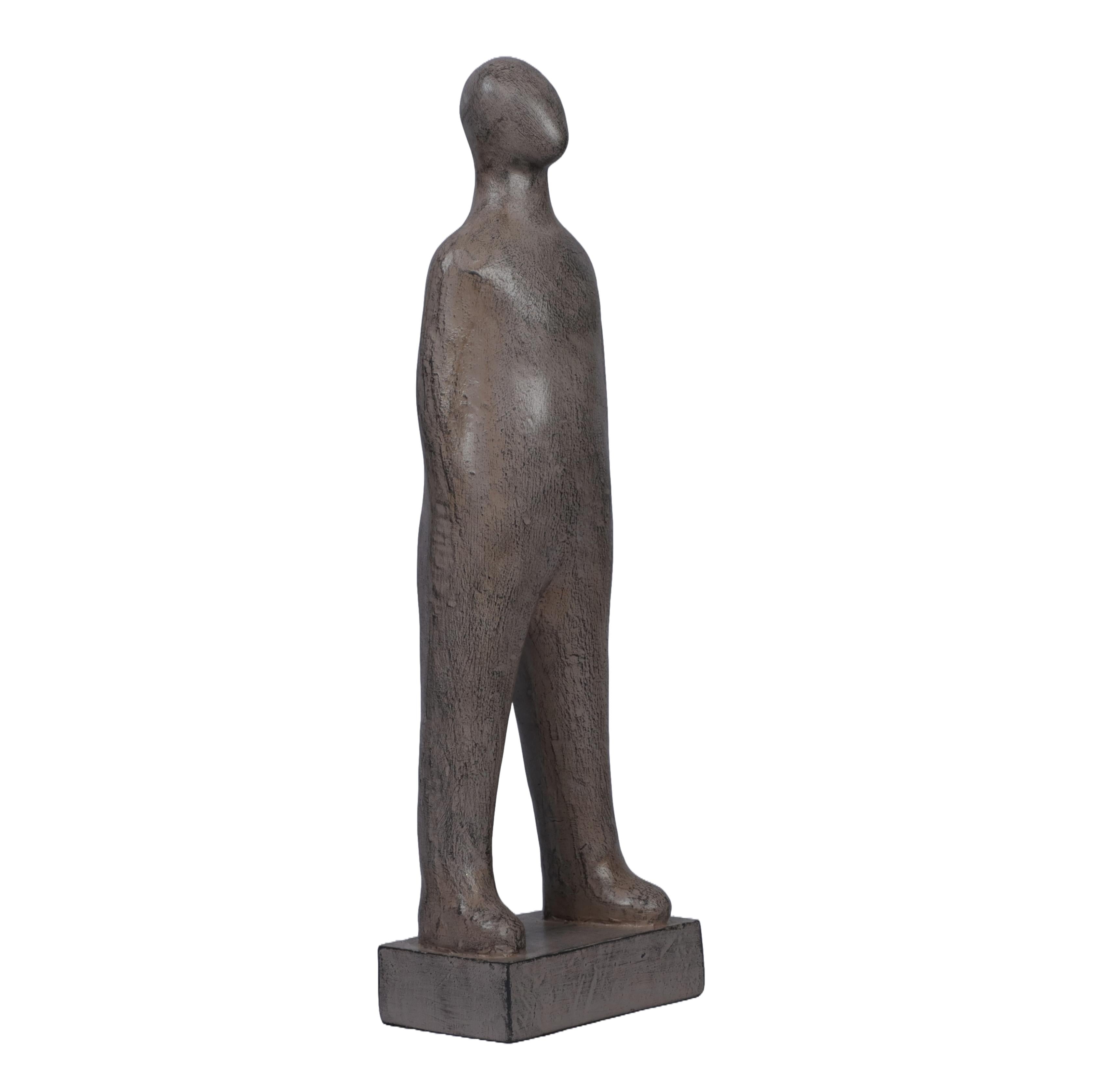 Ashnam Casual Elegance Abstract Human Showpiece - Rust Iron,35 Cm