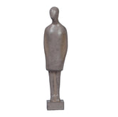 Ashnam Assertive Pose Abstract Human Showpiece - Rust Iron, 35 Cm