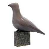 Ashnam Subtle Avian Charm Minimalist Bird Figurine - Smokey Grey, 25cm