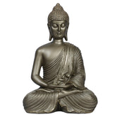 Ashnam Meditating Buddha with Hands Resting on Lap, 27 Cm