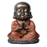 Ashnam Baby Monk Statue Engaged in Prayer, 30 Cm