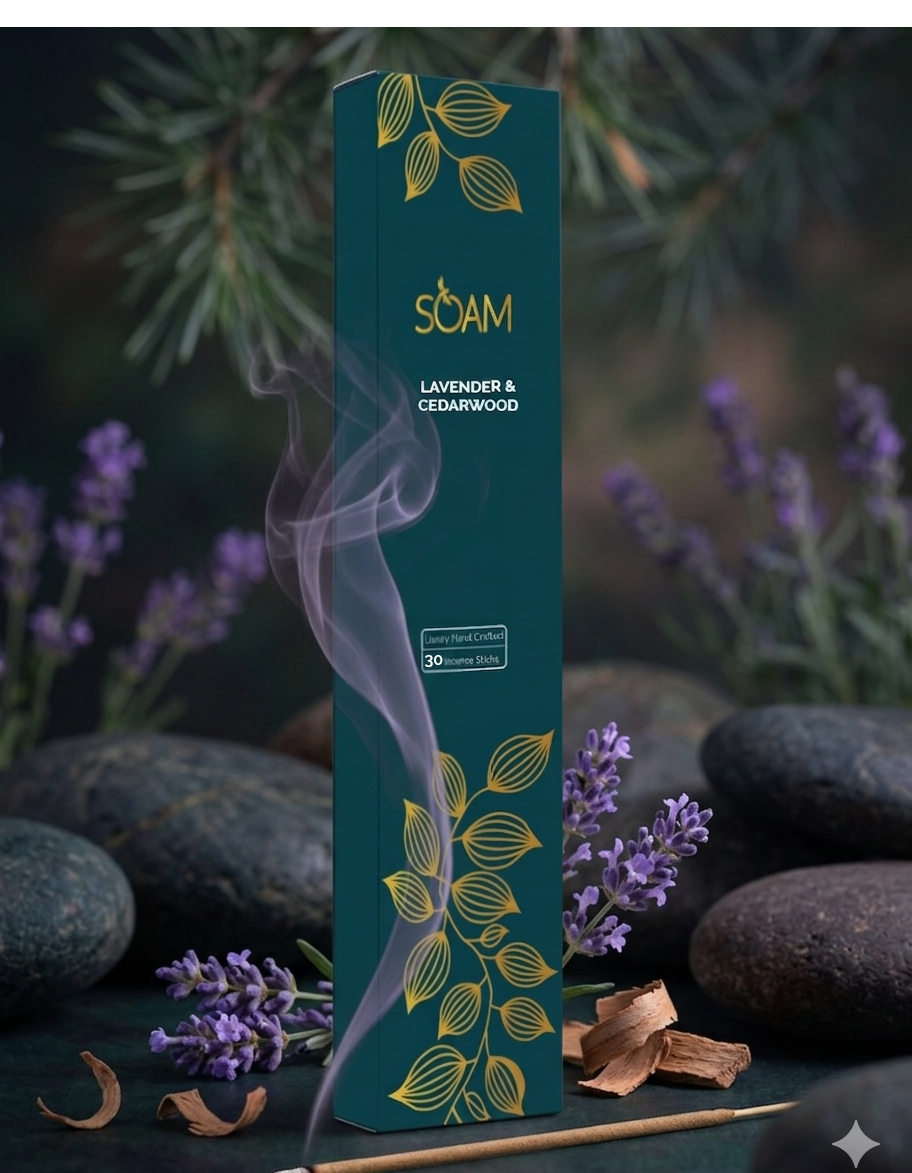 Lavender & Cedarwood Incense Sticks (30 Sticks)