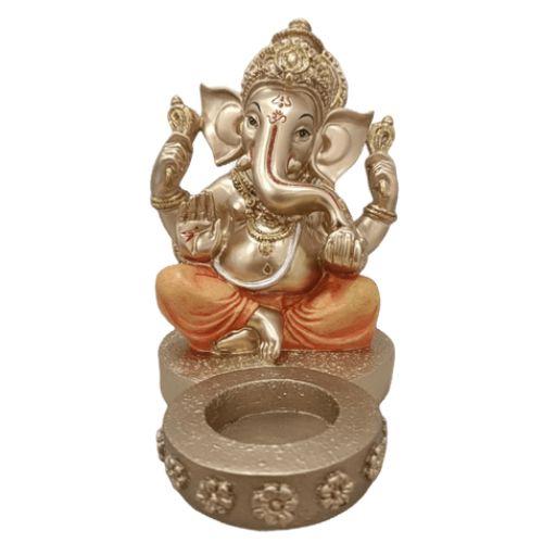 Ganesha with T-Light